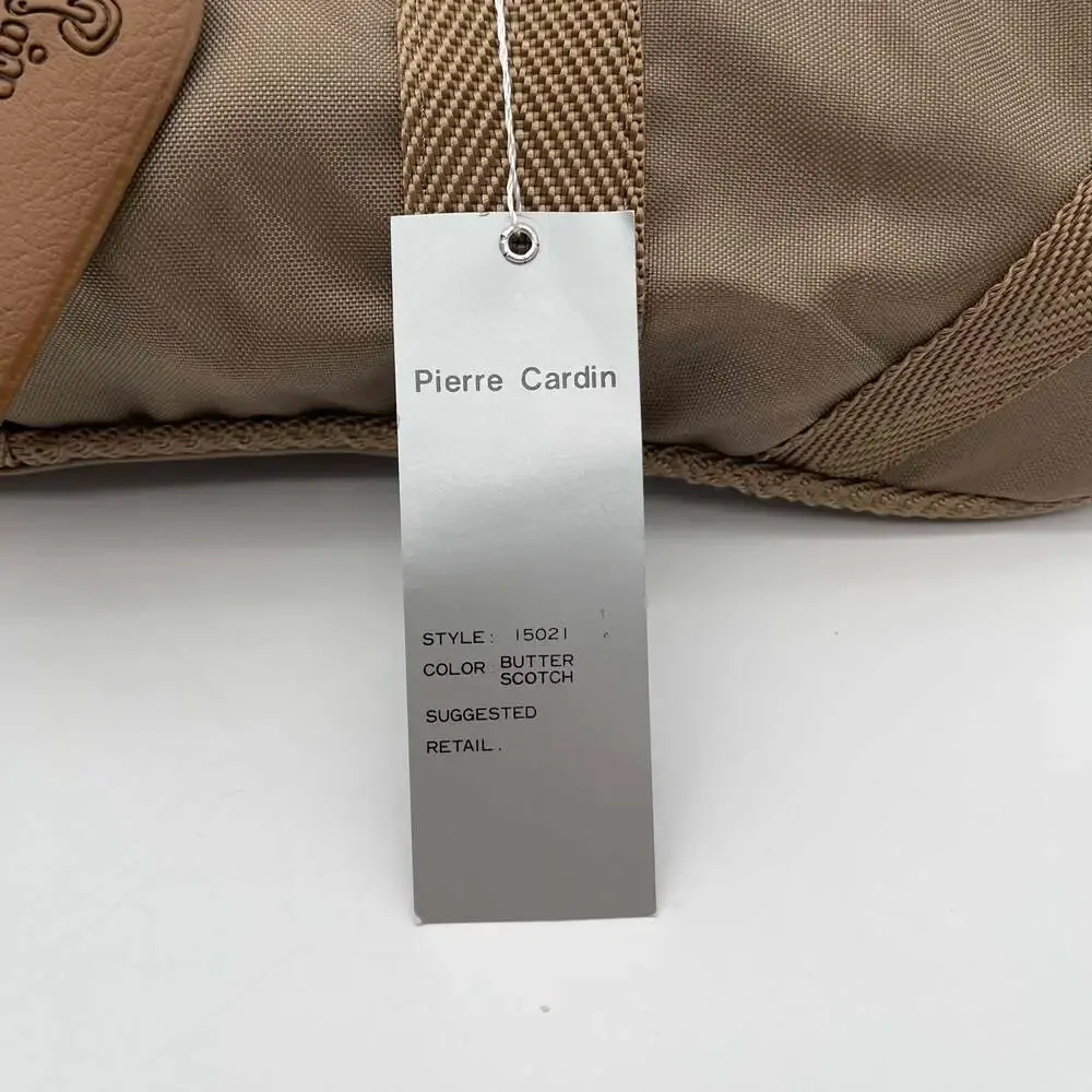 Vintage Pierre Cardin Butter Scotch Nylon Duffle Travel Weekend Bag By Henry Ros